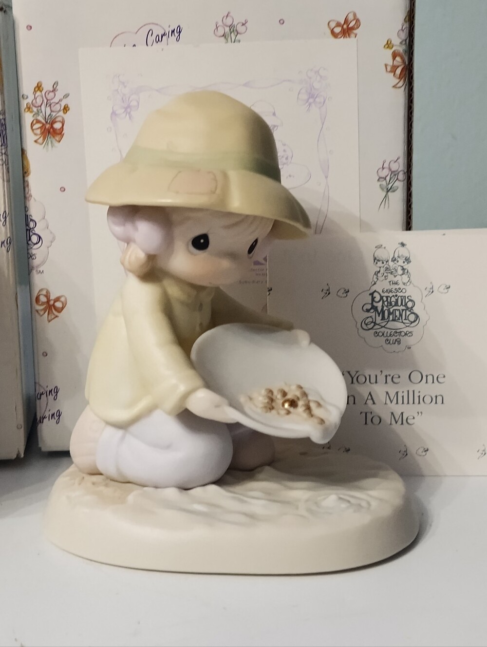 Precious Moments Figurines # CO 119 & # CO 115 & # PM 951. Charter Members - Picture 4 of 6